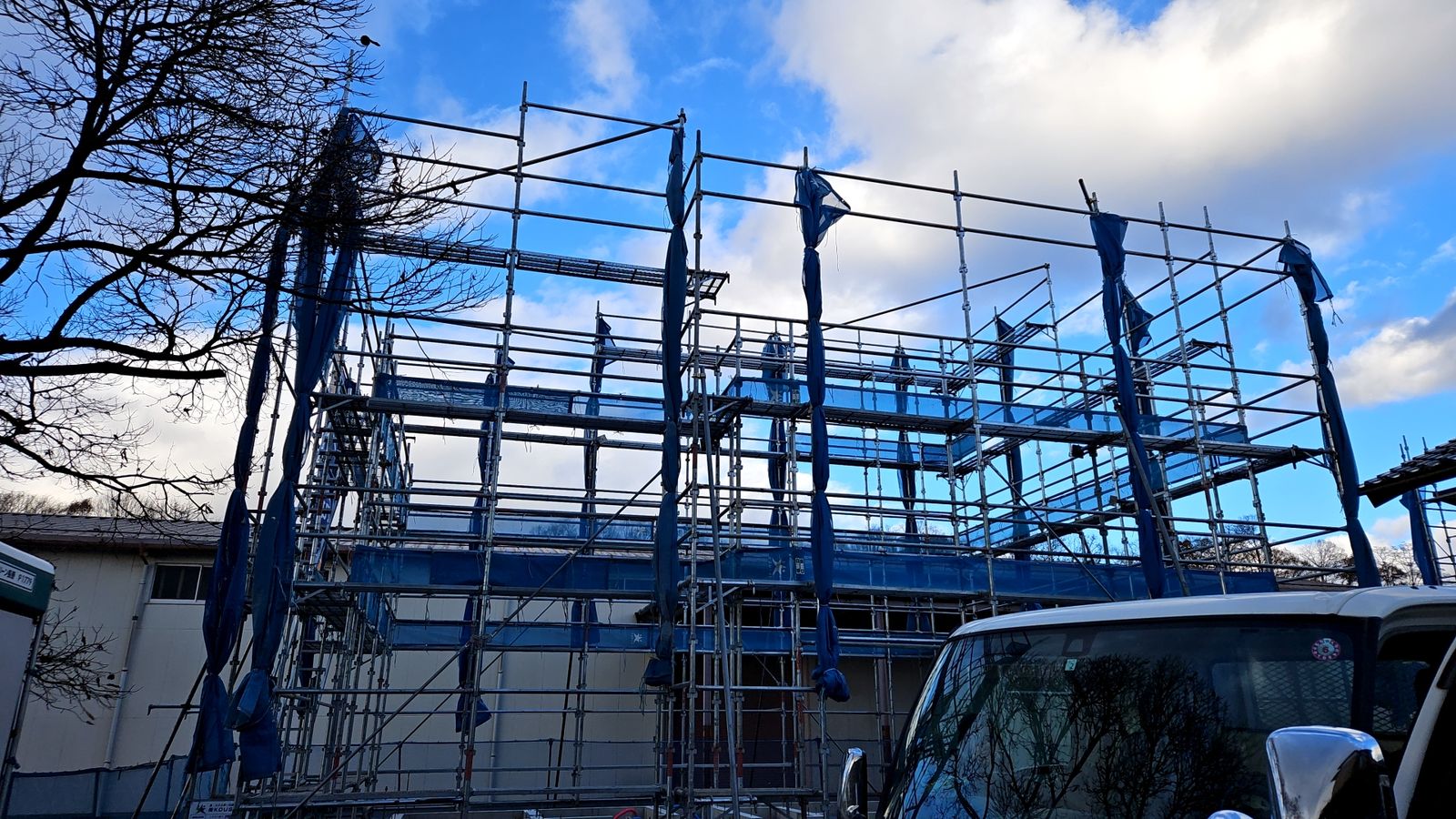 木造建方用足場
